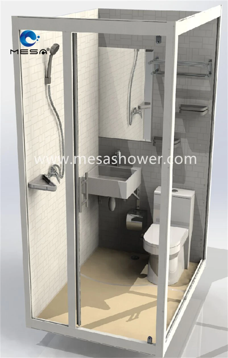 side of Shower Pod side of Shower Pod