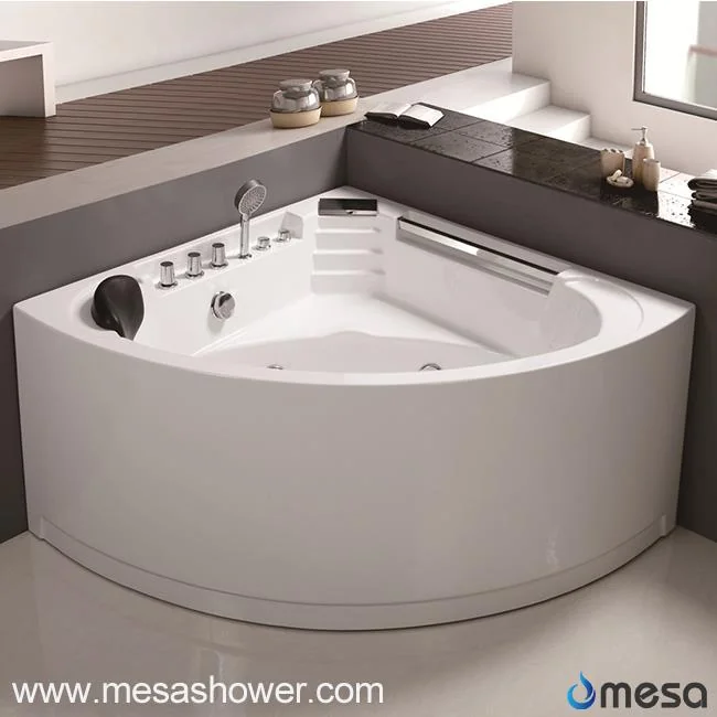 One 1 Person Corner Luxury Design Sector Deep Acrylic Whirlpool Massage Jetted Bathroom Bathtub for Sale with Cheap Price