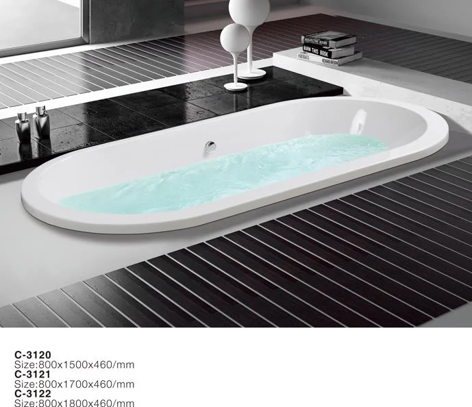 (1`) MEC3120--Center Drain 3 Size Optional Acrylic Oval Shape Soaking Injection Drop-in Bathtub.jpg
