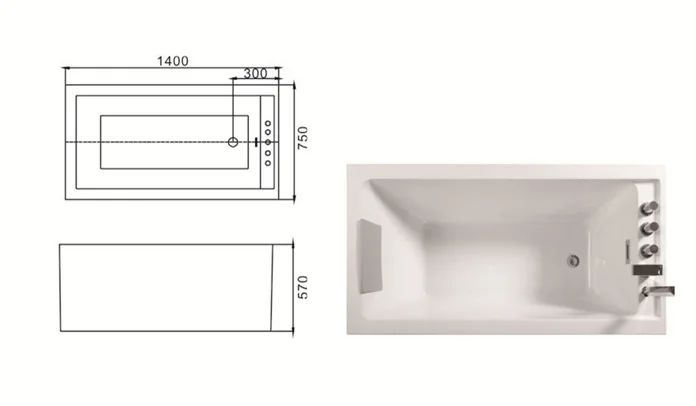 (2)C-3123-Four Bồn tắm acrylic hình chữ nhật đặt độc lập, có bốn kích thước.jpg