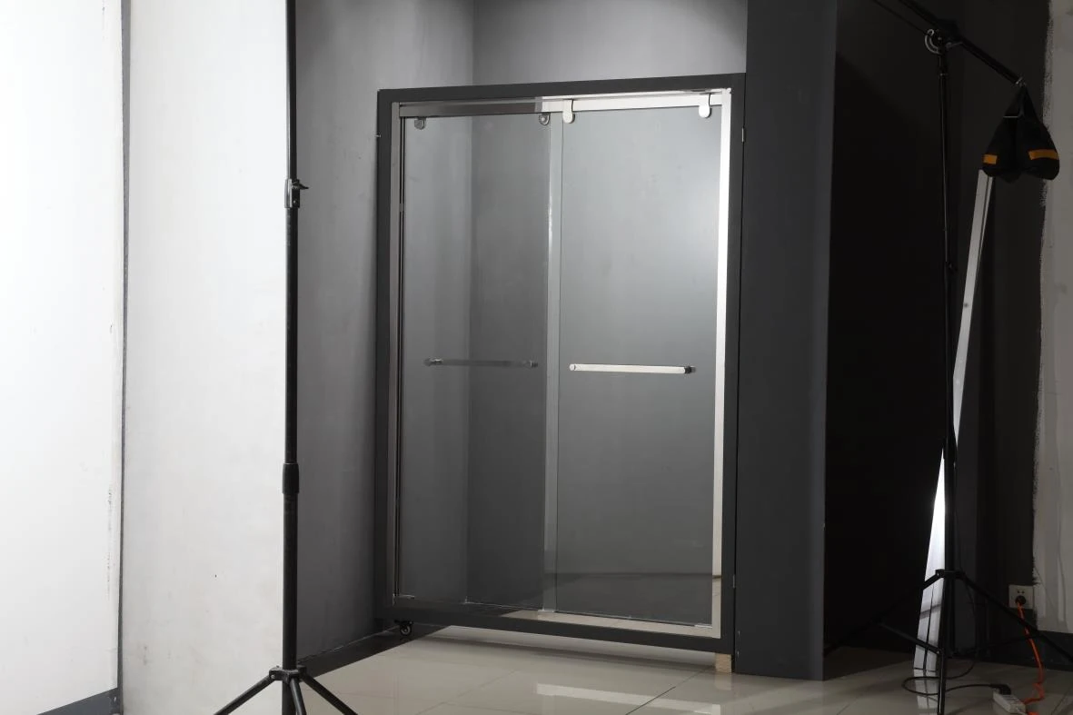 BXG-82 Stainless Steel Swing Hot New Design Sliding Shower Door.JPG