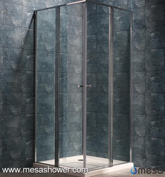 Square Corner Pivot Swing Simple Design Shower Enclosure With Cheap Price