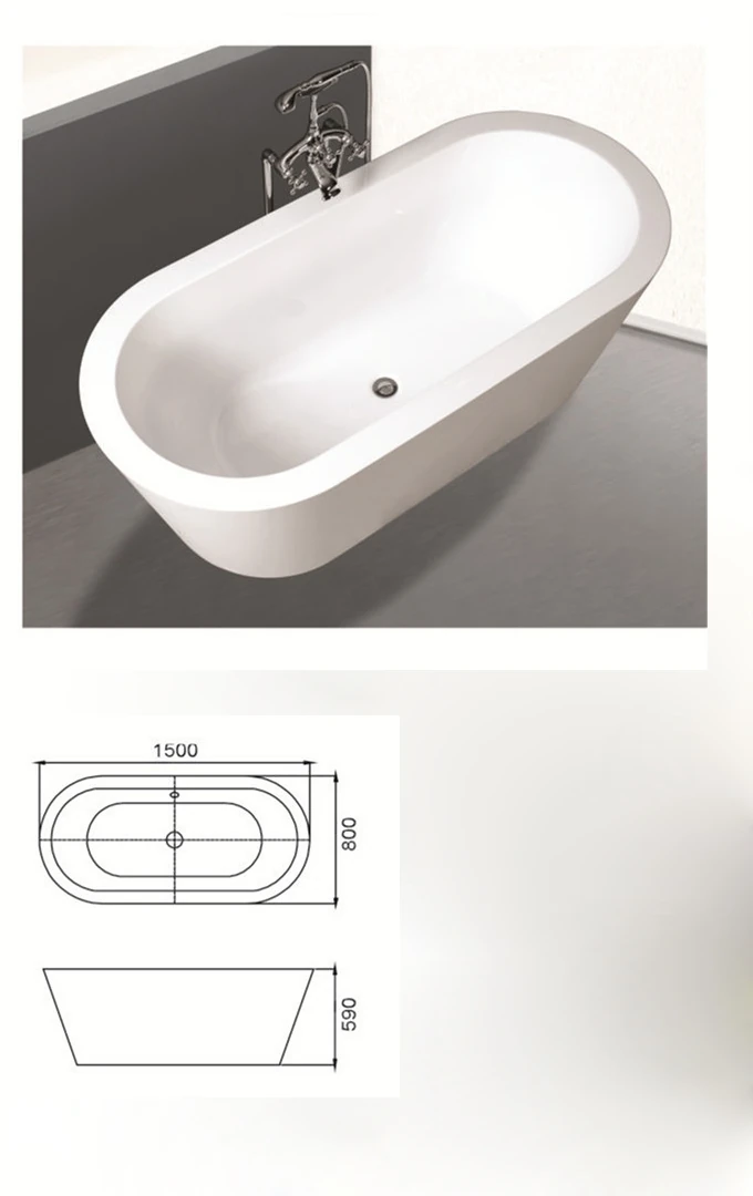 (2) MEC-3072 – ovale freistehende Acrylbadewanne mit Überlauf und Chromoberfläche.jpg