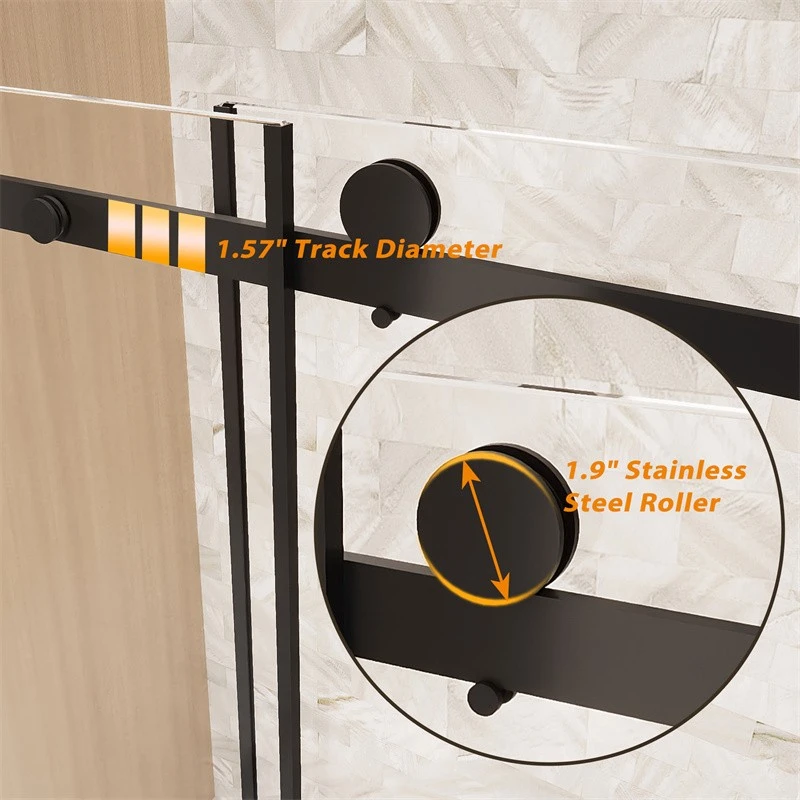 Matt Black Sliding Shower Door Matt Black Sliding Shower Door