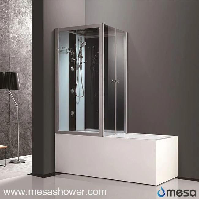 2017 New Modern Design  Acrylic Glass Corner Tub Shower Combo with Cheap Price