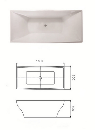 Whirlpool im eleganten japanischen Design / Hotelbadewanne f&uuml;r Erwachsene