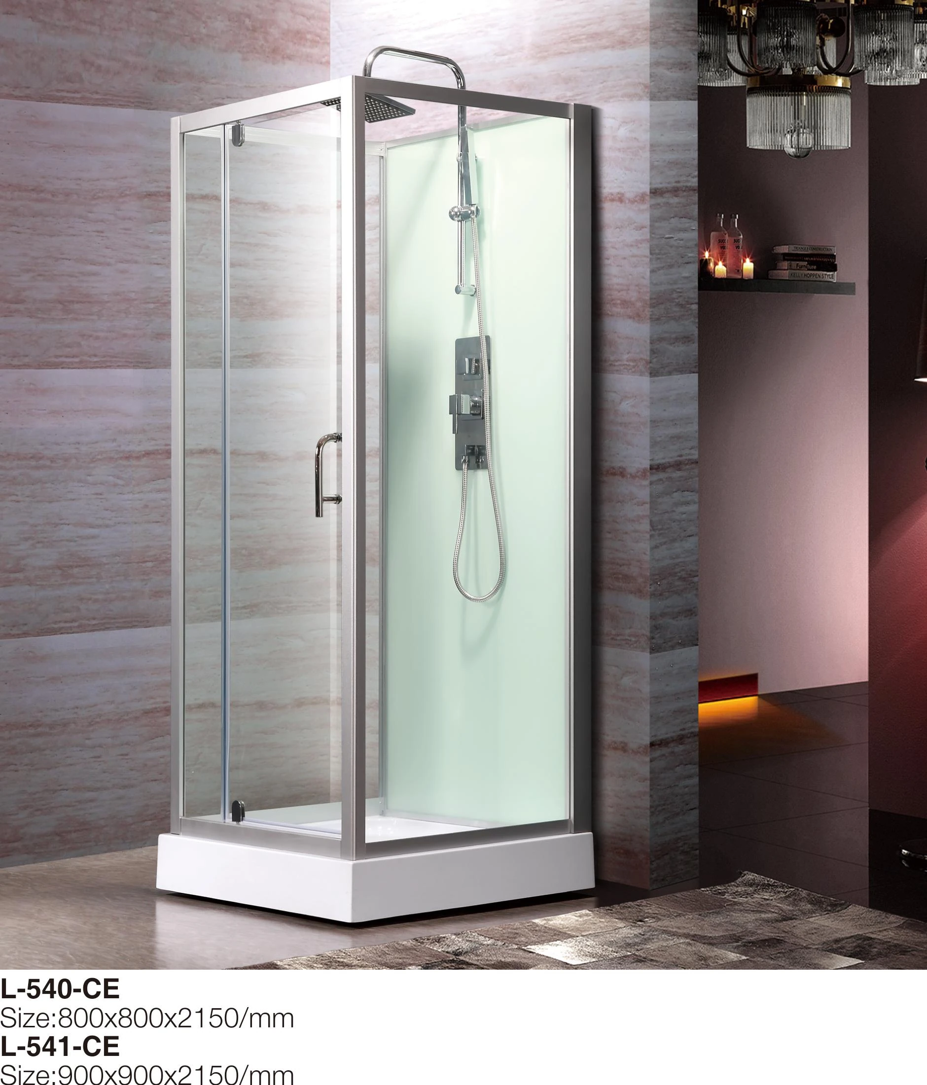 L-540-CE-Best Bathroom Corner Type Shower Cabins With Pivot Door.jpg