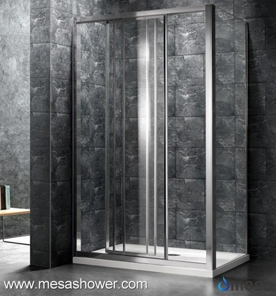 Rectangular Corner New Design Folding Bathroom Sliding Shower Enclosure