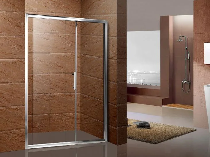 Portes de douche transparentes