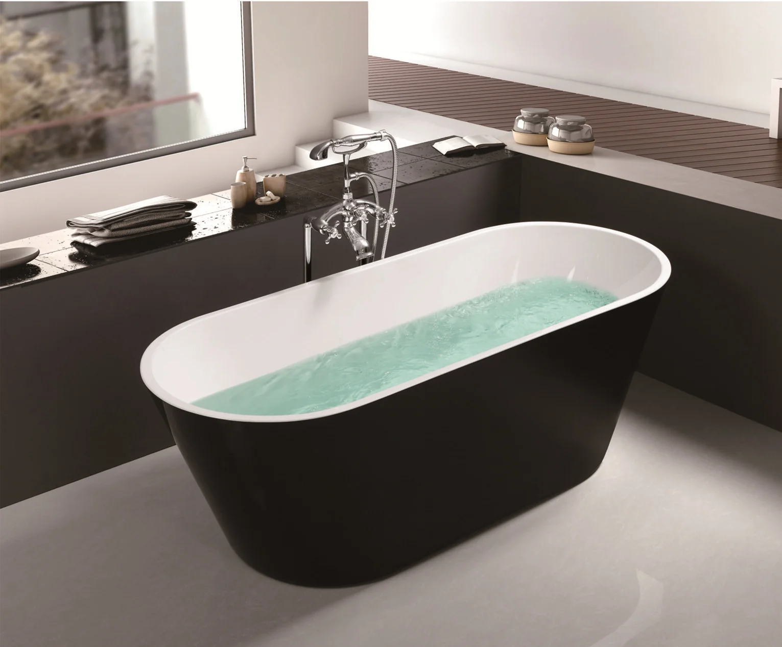 product-764-633 (1) MEC3004-A-Acrylic Vasca freestanding ovale in acrilico per immersione profonda, lusso nero.jpg