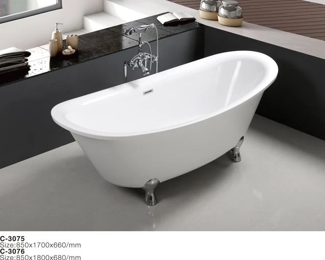 C-3075-Vintage Style Oval Shape Claw Tub Made of Acrylic.jpg