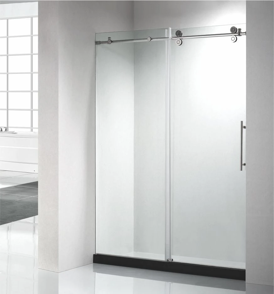 PF-76 New Rollers Wheel Modern Desgin Aluminium Sliding Shower Door For Sale PF-76 New Rollers Wheel Modern Desgin Aluminium Sliding Shower Door For Sale
