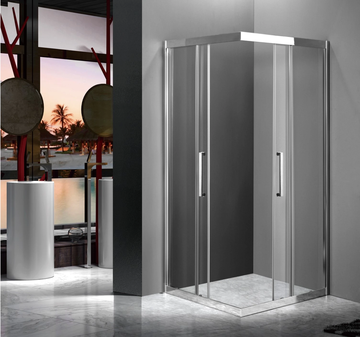 Corner Wet Room Shower Wholesale