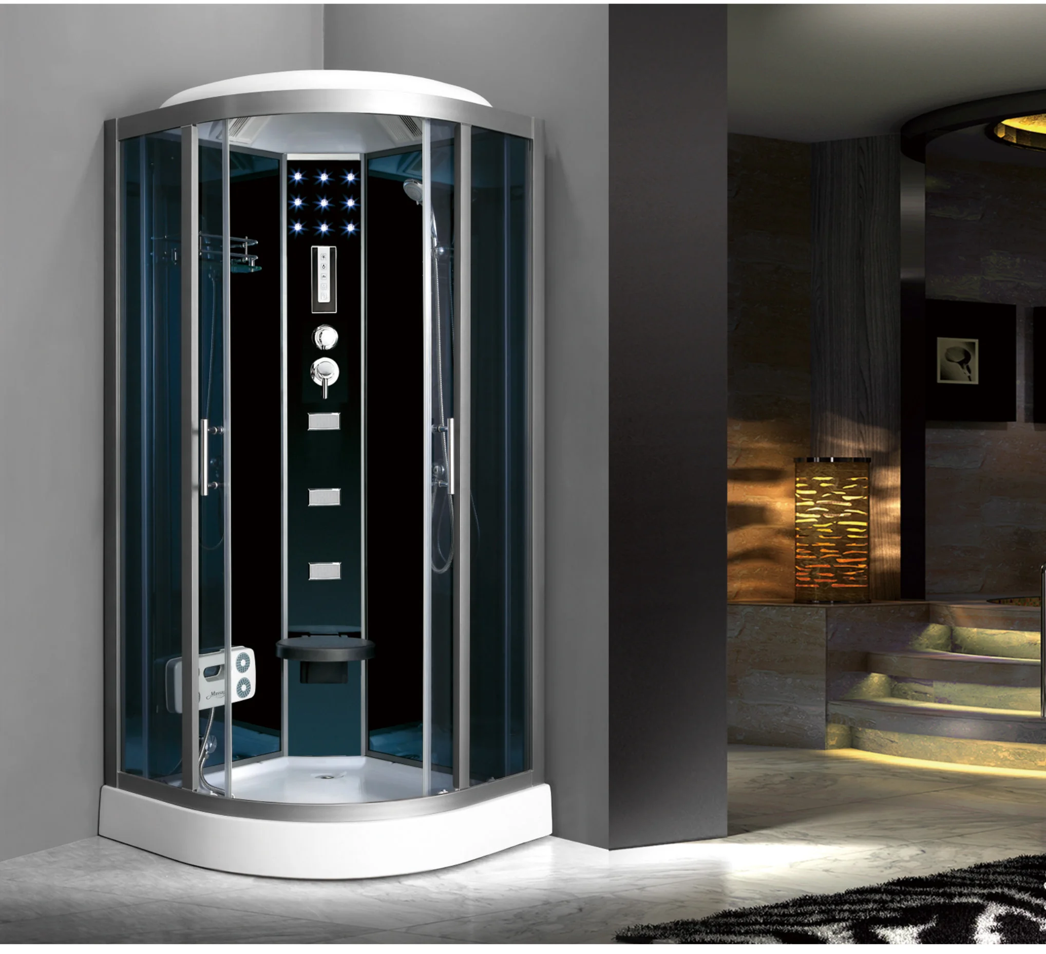 M-500-CF--Sector Shape Massage Shower Cabin Room with Seat M-500-CF.jpg