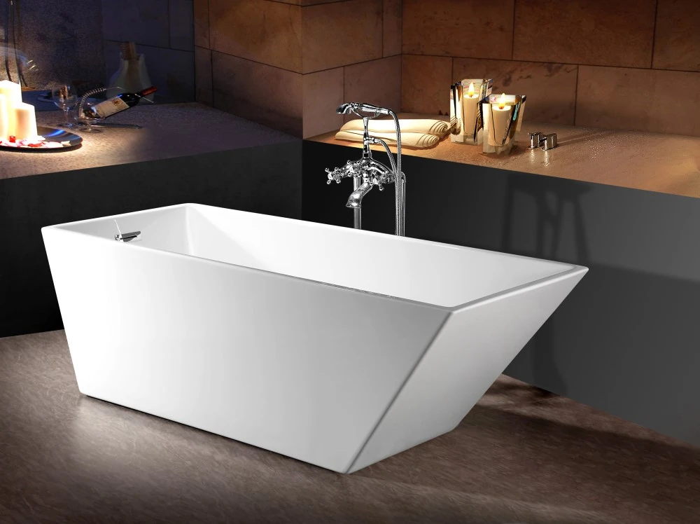 MEC-3145 C-3146 --حوض استحمام أكريليك مستطيل متدرج قائم بذاته مع فتحة فائض_副本.jpg