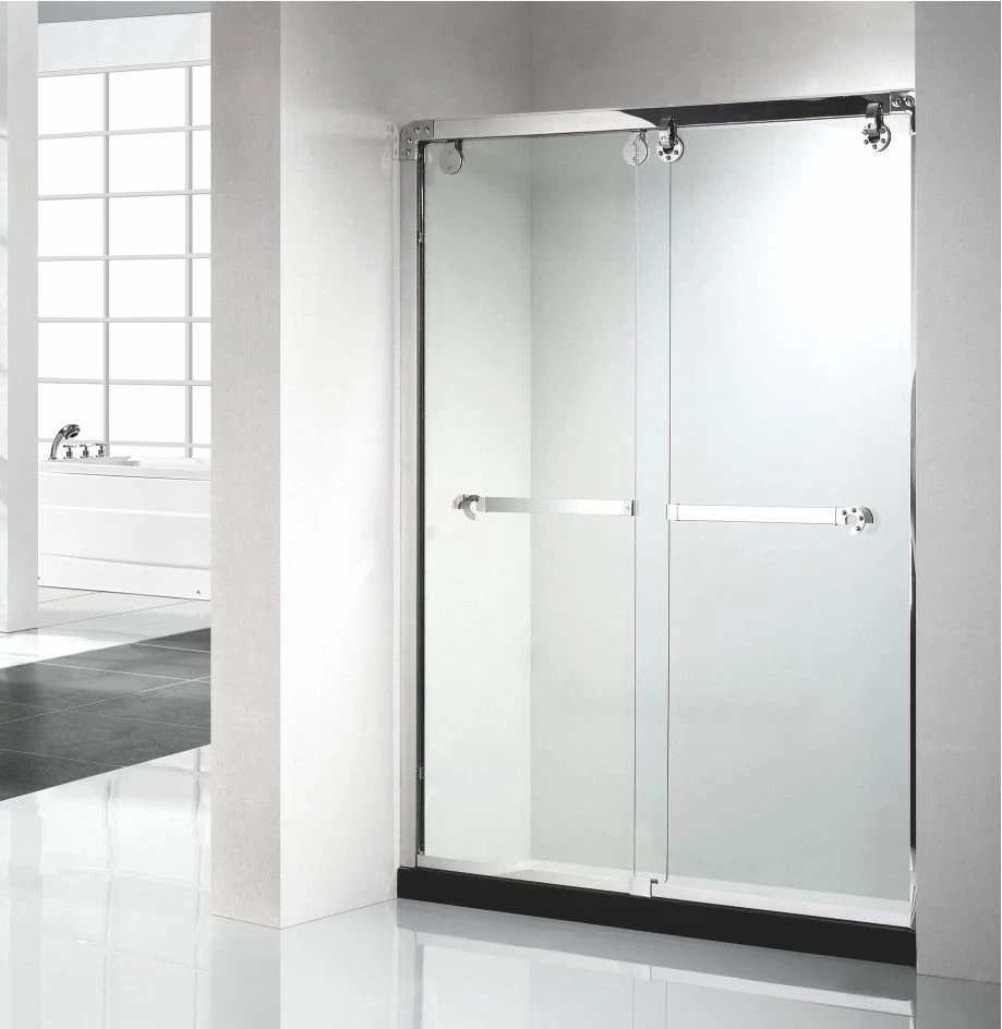 BXG-94 Latest New Rollers Modern Design Stainless Steel Sliding Shower Door For Sale_副本.jpg