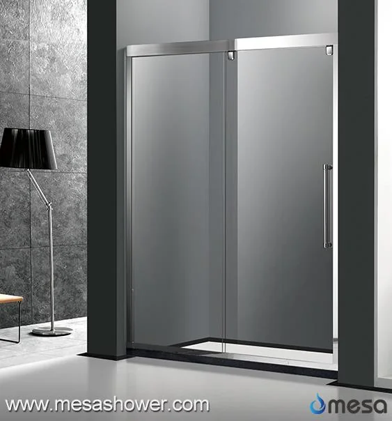 Classic Style Bathroom Stainless Steel Sliding Shower Door