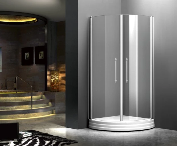 WB-04 Simple Style Cheap Price Pivot Swing Sector Bathroom Shower Enclosure with Tray_副本.jpg