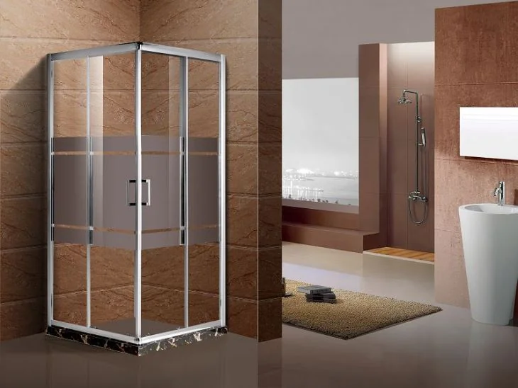 V&aacute;ch tắm k&iacute;nh g&oacute;c cho ph&ograve;ng tắm nhỏ
