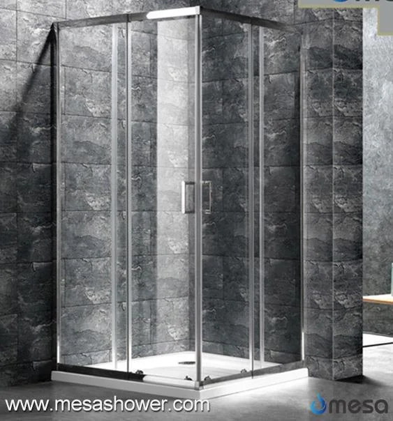 Custom Size Corner Square Framed Swing Sliding Shower Enclosure