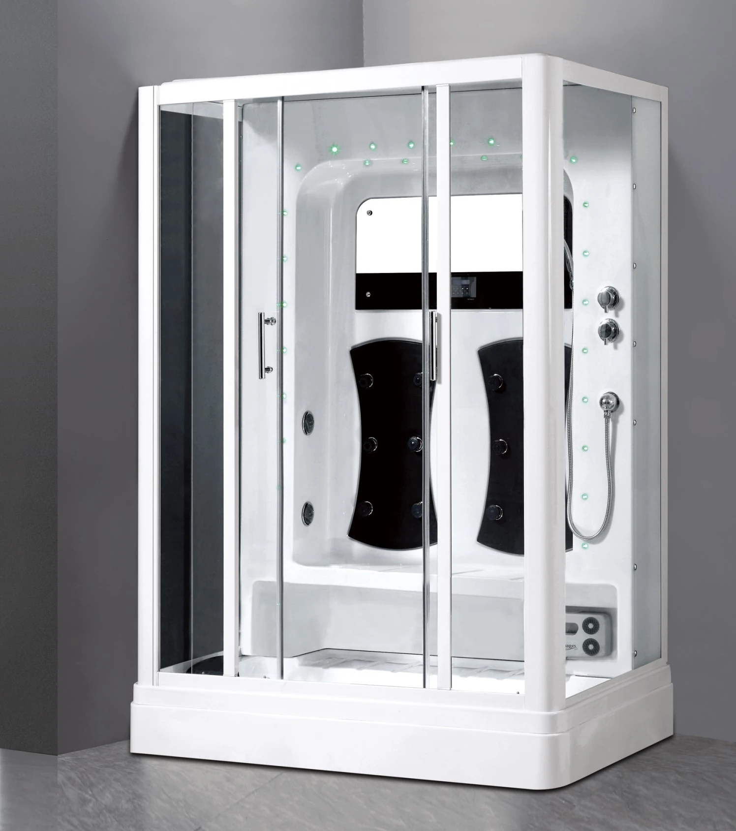 L-537-C-White Shower Room With Acrylic Back Panel For 2 Person_副本.jpg