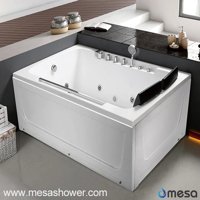 Corner Two 2 Person Luxury Whirlpool Massage Jetted Acrylic Bathroom Bathtub for Sale with Cheap Price