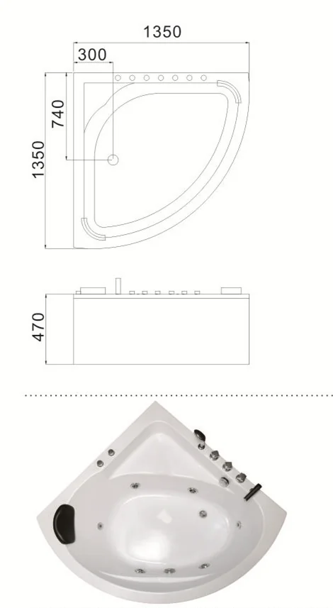 (1)C-063-X-Corner installation Drop In Solid Surface Sector Acrylic Bath Tub.jpg