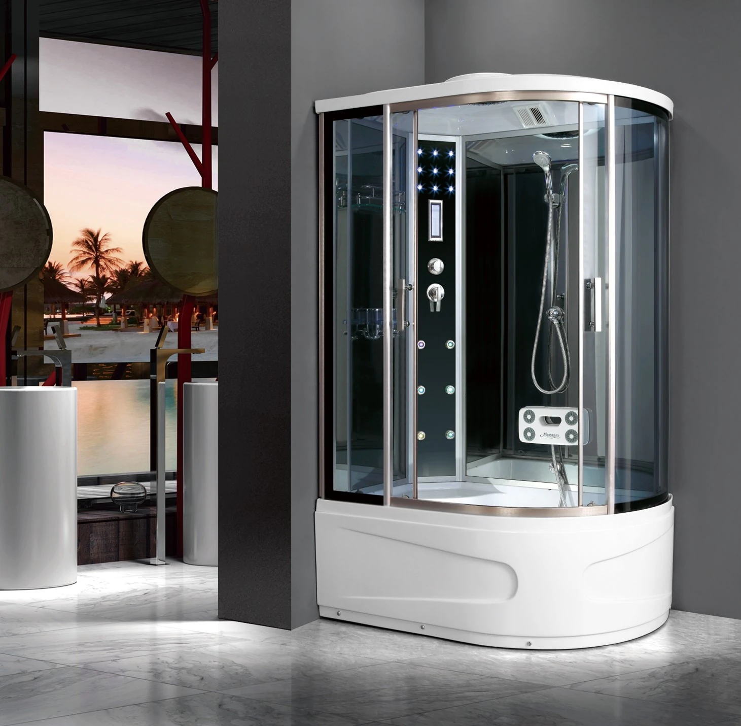 AKL-1315(R)-Corner Type All In One Shower Stall WIth Bathtub_副本.jpg