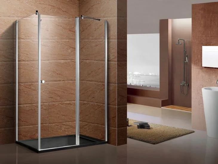 Mga glass shower enclosure para sa banyo