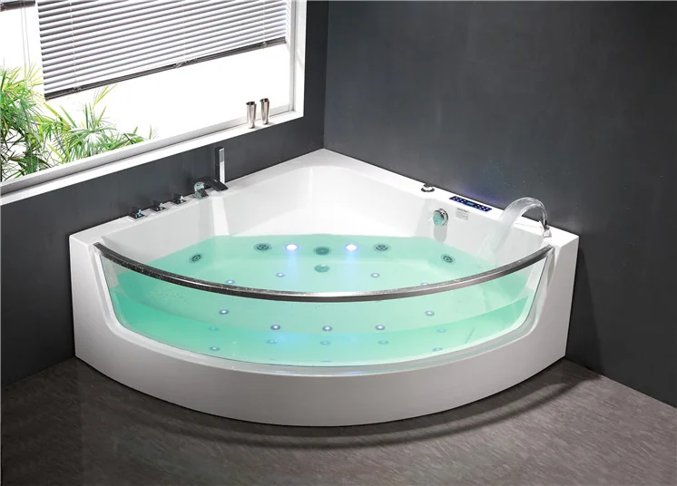 product-1-1 C3130-YT 2017 Corner Sector Jetted Whirlpool Hot Acrylic Bathroom Bathtub-1_副本.jpg