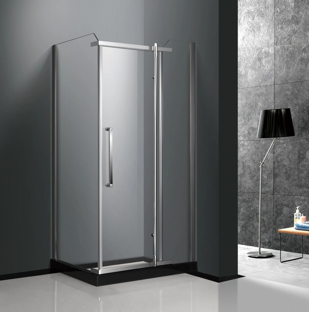 WZ-05 Frameless Pivot Cheap Price Luxury Elegant Shower Enclosure_副本.jpg