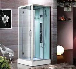Customized na malaking single shower cubicle at tray Customized na malaking single shower cubicle at tray