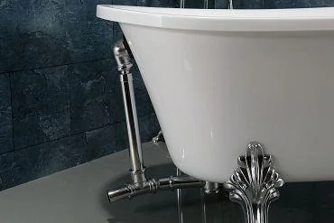 product-1-1 C-3198 -2017 New Charming European Style White Oval Acrylic Free Standing Soaking Hot Tub-5(001)