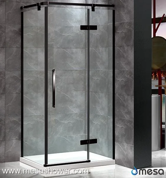 90 Degree Corner Rectangular Shower Door With Frame