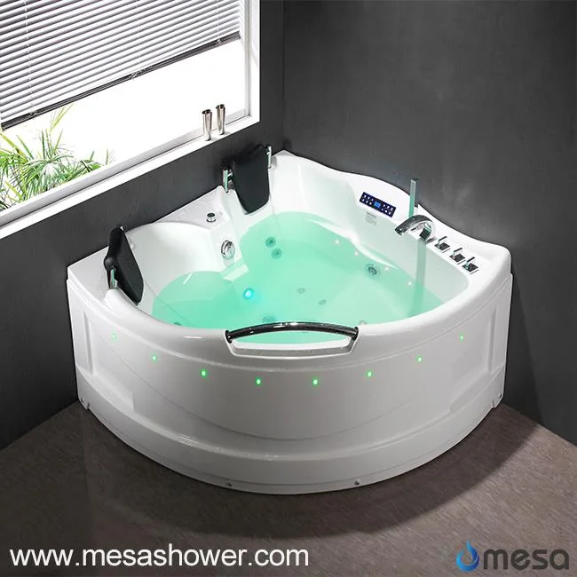 2017 ABS Luxury Corner Sector Mordern Style Two 2 Person Jetted Massage Bathtub