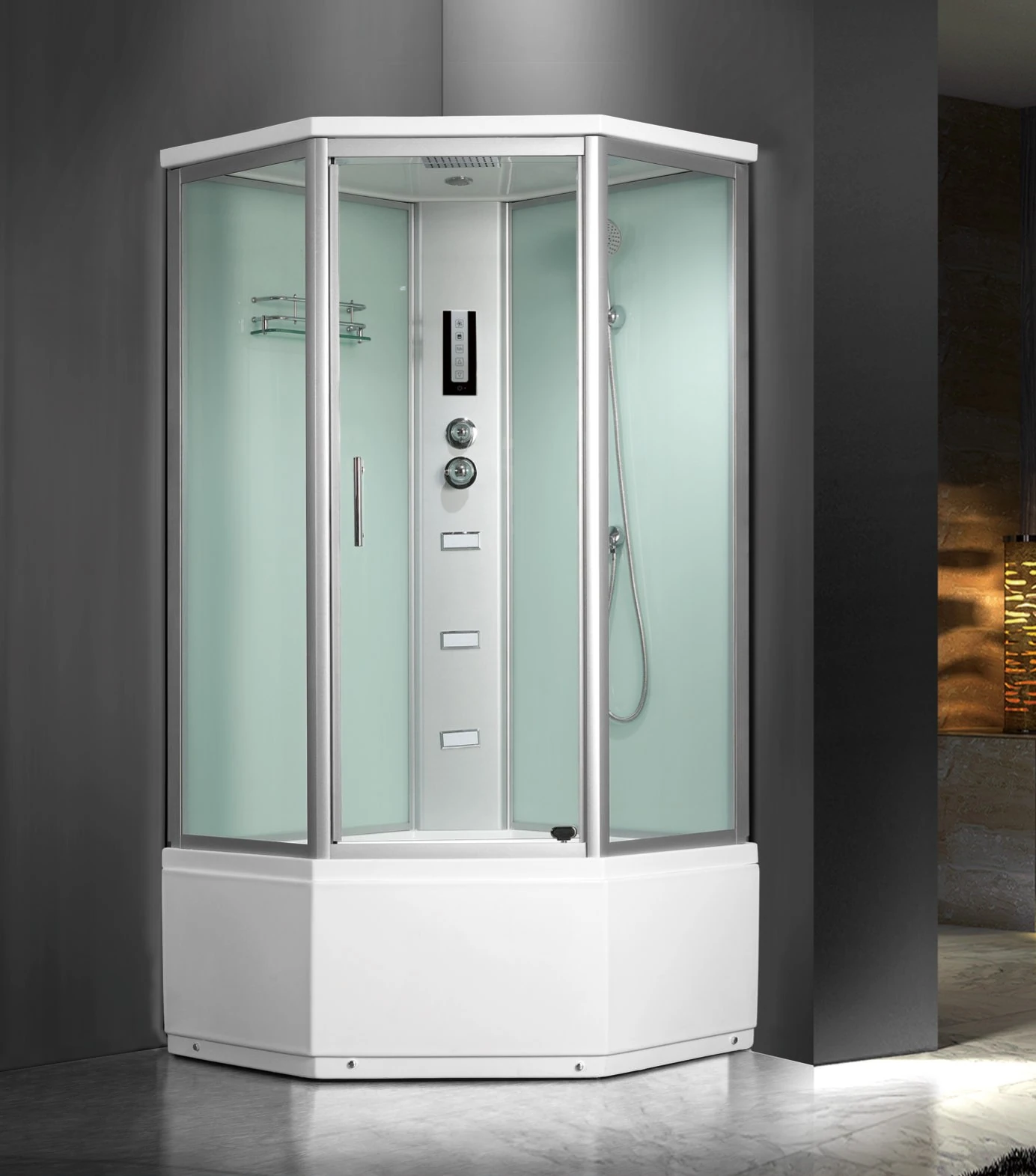 AKL-003-AF-2-Diamond Shape Corner Shower Enclosure With Pivot Glass Door_副本.jpg