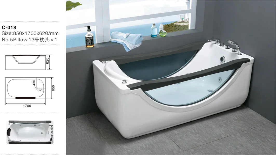 product-700-394 C-018--Large Rectangular Glass Window Whirlpool Massage Bath Tub.jpg
