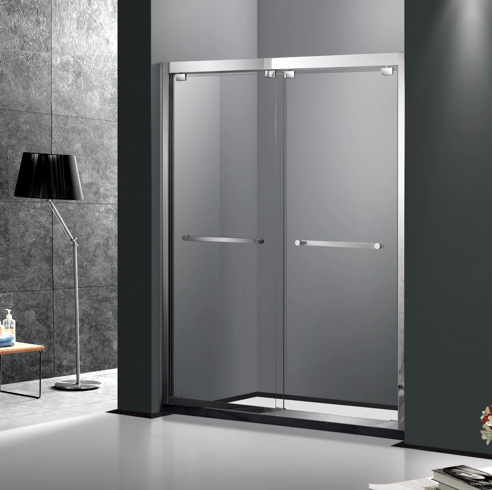 WZ-13-Stainless Steel Shower Cabin with Sliding Door-1.jpg