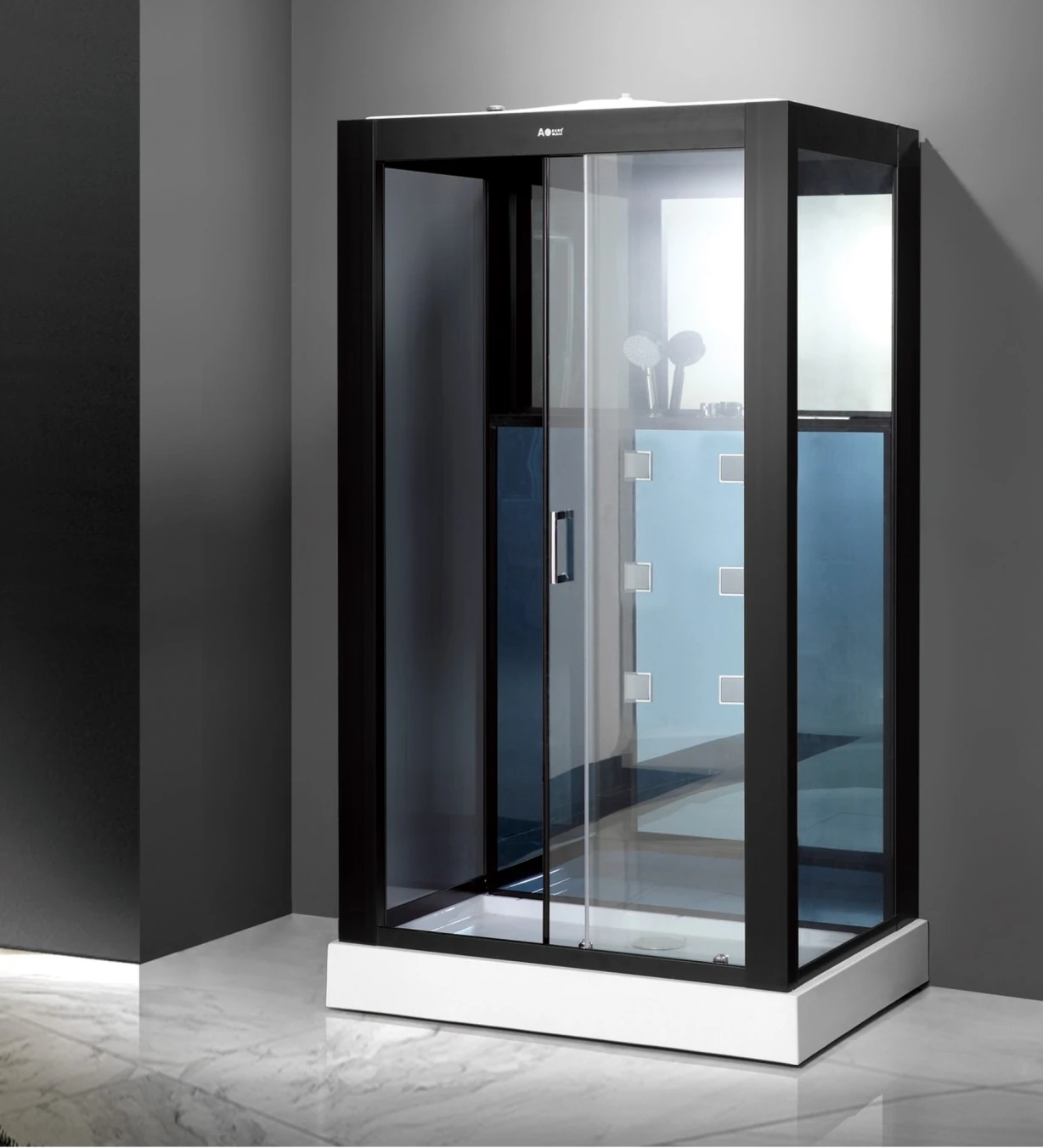 L-629-C(L)-Black Painted Aluminum Frame Shower Room With Plastic Seat_副本.jpg