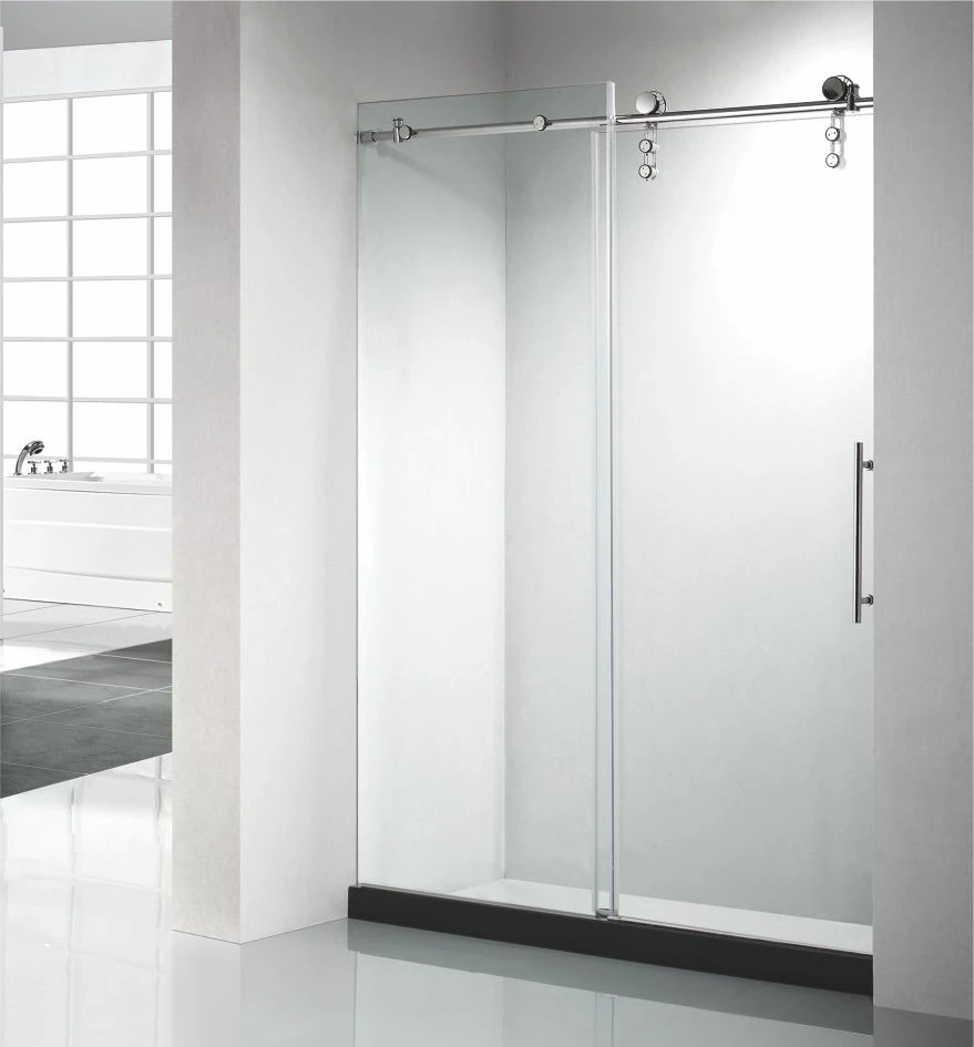 PF-78 Elegant New Rollers Frameless Aluminium Sliding Shower Door_副本.jpg