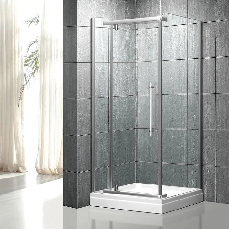 Corner Clear Glass Shower Enclosure