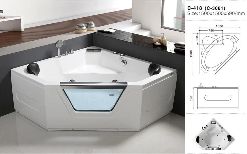 MC-418 C-3081-- Eckbadewanne für zwei Personen mit Glasfenster und Whirlpoolfunktion.jpg