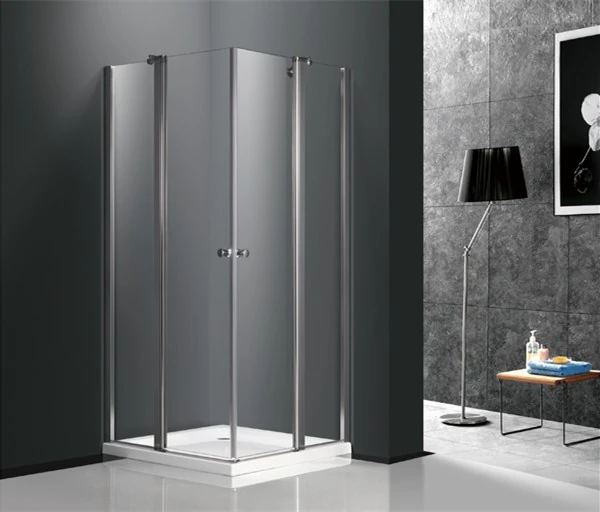 WB-01Rectangular Corner Frameless Clear Pivot Swing Bathroom Shower Enclosure_副本.jpg