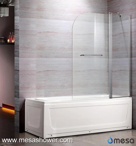 Contemporary Design New Style Frameless Pivot Bathtub Bath Tub Screen