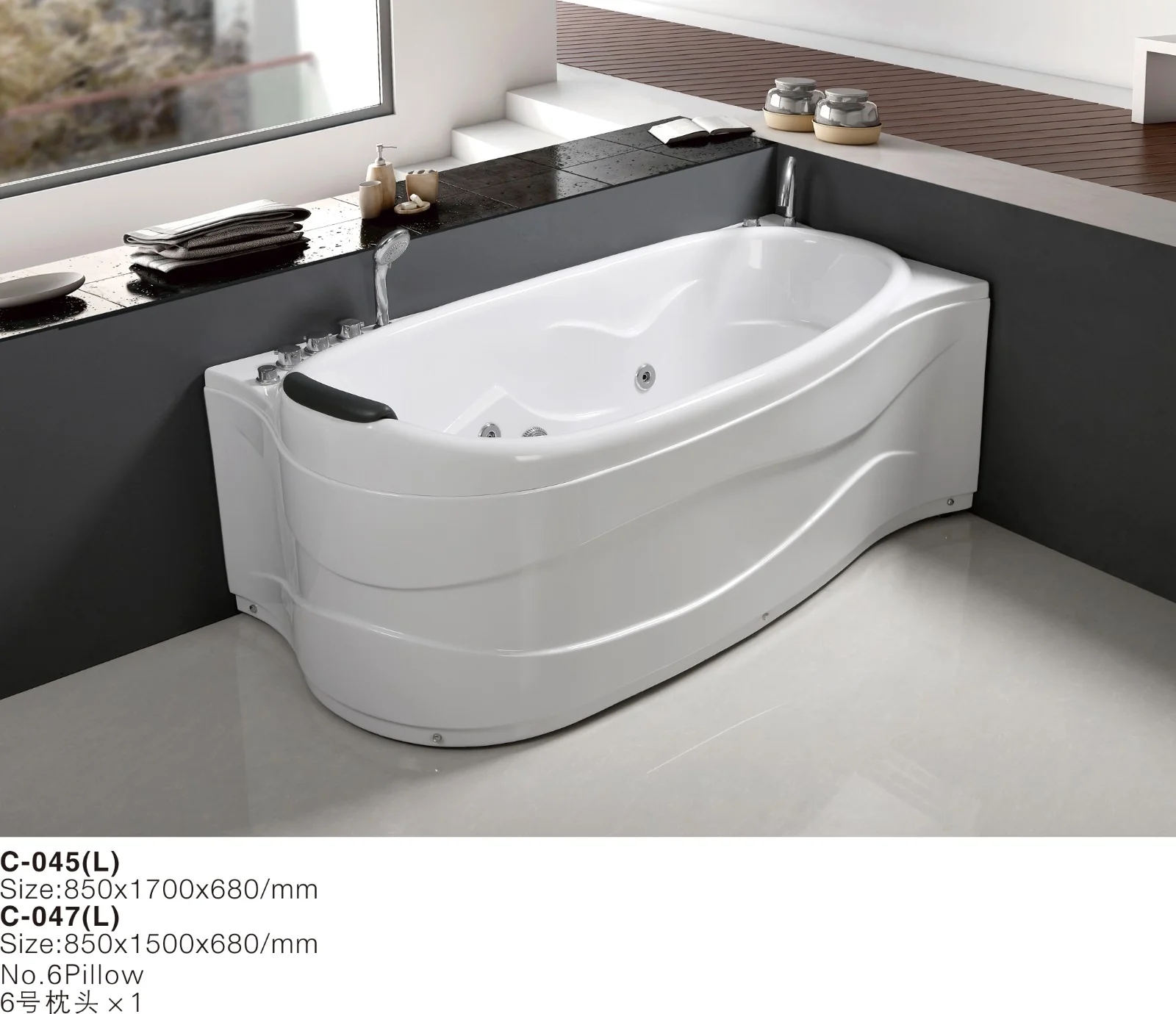 product-700-604 C-045(L)- ovaal bad met paneel en bubbelbadfunctie om in te baden.jpg