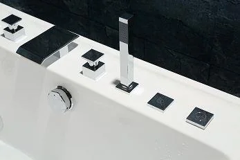 product-1-1 Model C-3193 2017 New Product Acrylic Square Shape Bath Tub with Jetted Whirlpoor Massage Function-3(001)