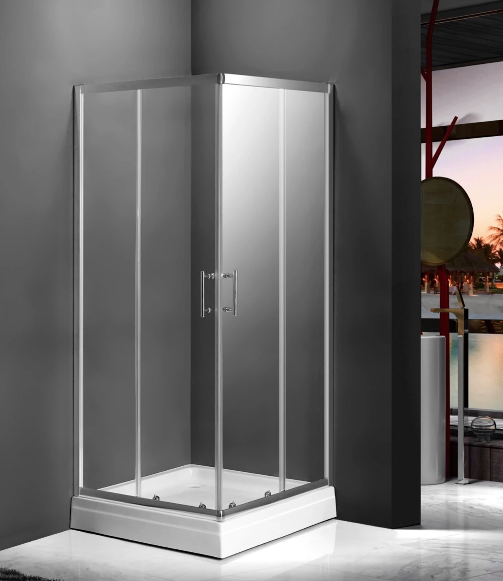 WE-03-Hot Corner Glass Shower Enclosure of Sliding Door with Full Frame_副本.jpg