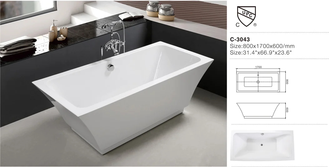 Stand alone bathtubs supplier