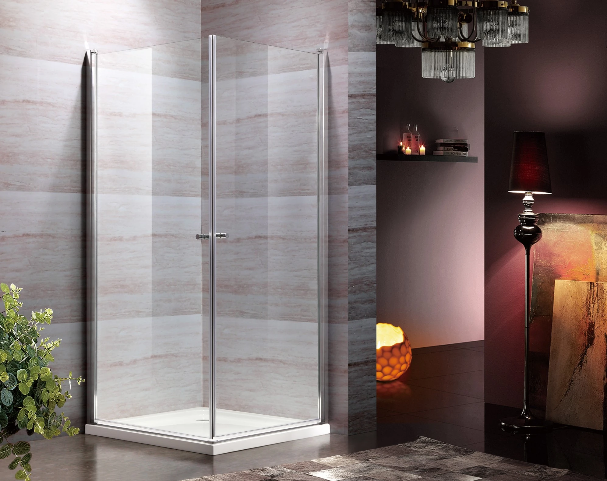 ACB-34 Corner Square Clear Glass Frameless Hot Sale Swing Pivot Shower Enclosure_副本.jpg