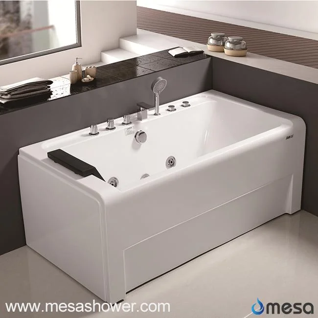 Rectangular Corner Luxury Acrylic Fiberglass Whirlpool Massage Jetted Large Hot Tub Cheap Price Bathroom Bathtub for Sale